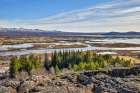 Iceland, Thingvellir National Park. Althing, open air parliament met here from 930 AD until 1798. Art Print